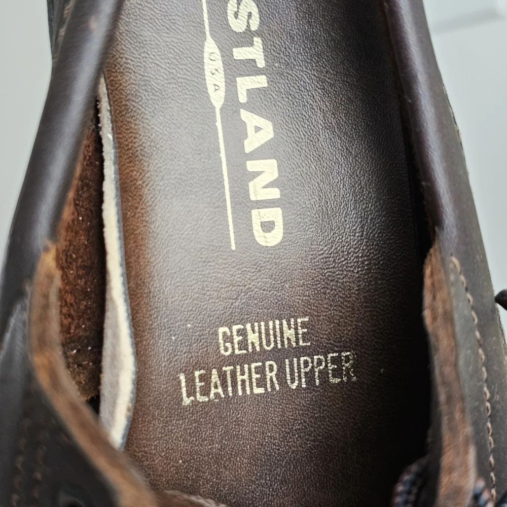 Vintage Eastland USA Genuine Leather Moc Toe Oxford Shoes Brown Men’s 9.5M